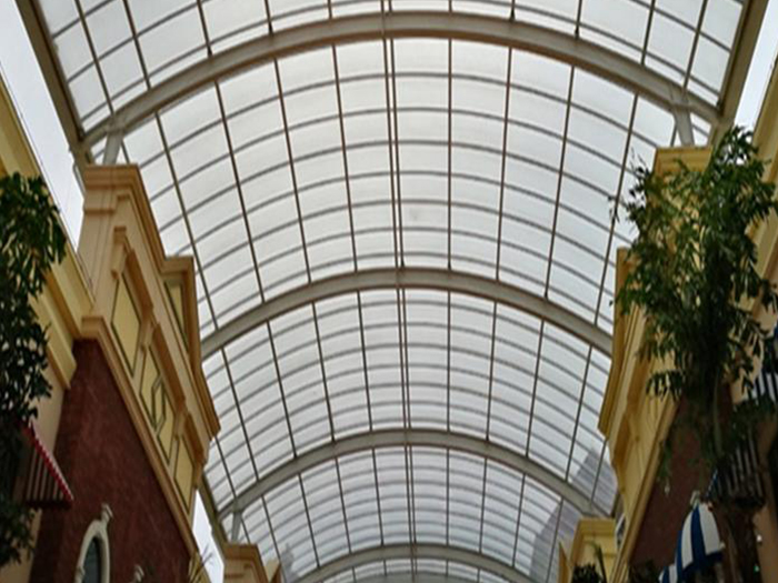 库尔勒屋面网架顶棚吊装方案